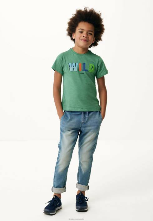 αγόρια Mexx T-shirt artwork κοντομάνικο vintage πράσινος BR0F891