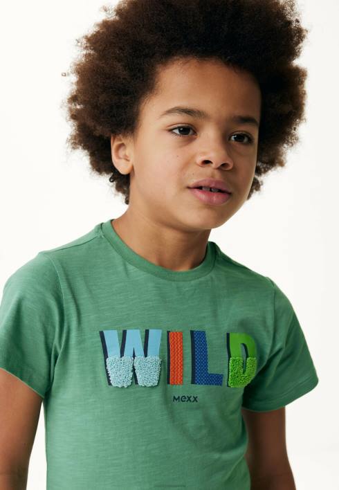 αγόρια Mexx T-shirt artwork κοντομάνικο vintage πράσινος BR0F891