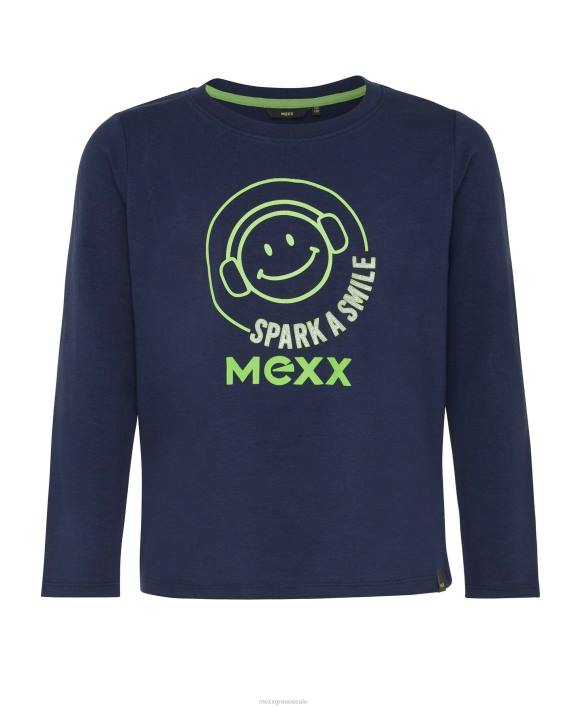 αγόρια Mexx μπλουζάκι με artwork navy μπλε BR0F957