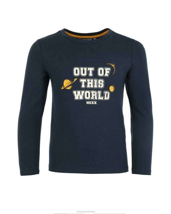 αγόρια Mexx μακρυμάνικο t-shirt ναυτικό μπλε BR0F931