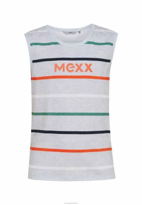 αγόρια Mexx ριγέ tanktop γκρι μάχη σώμα με σώμα βαμβάκι BR0F897