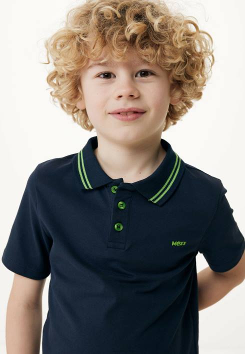 αγόρια Mexx ναυτικό ανατροπής πόλο μπλε BR0F896
