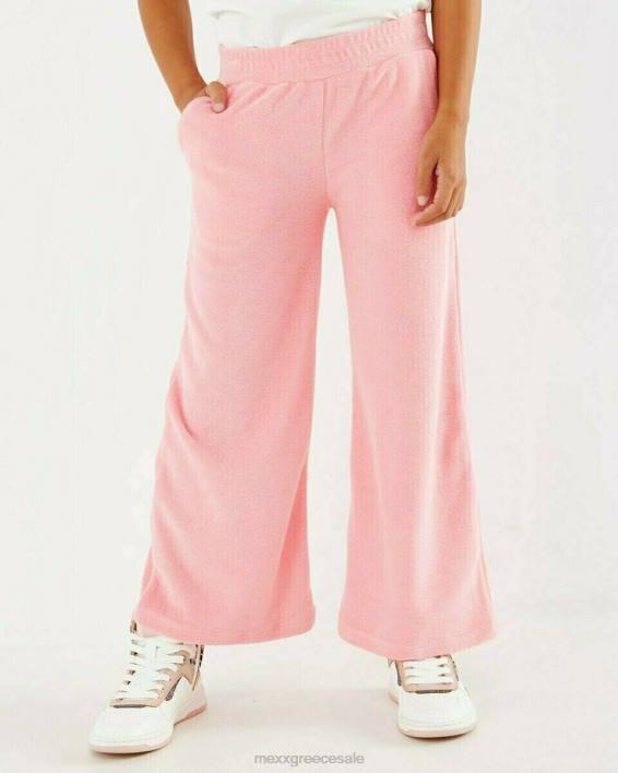 κορίτσια Mexx φαρδύ παντελόνι με πετσέτα ροζ BR0F846