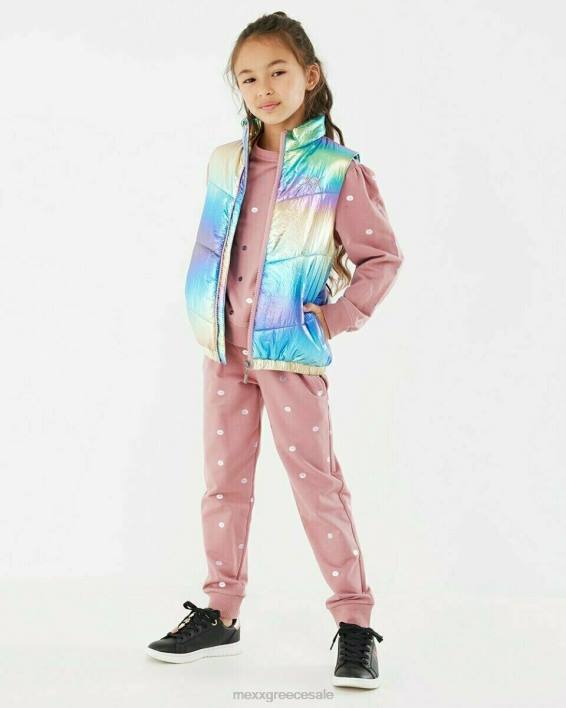 κορίτσια Mexx φούτερ παντελόνι φαρδύ παλιό ροζ BR0F872