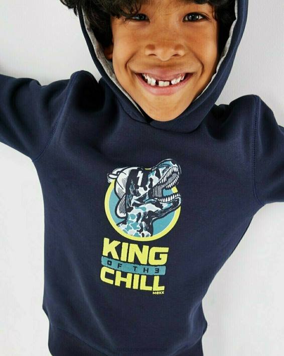 αγόρια Mexx πουλόβερ με κουκούλα ναυτικό μπλε BR0F968