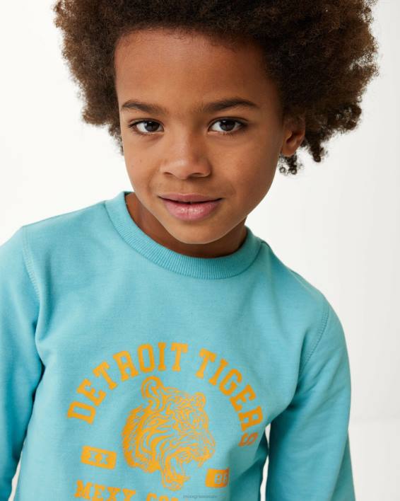 αγόρια Mexx ωκεανός πουλόβερ έργων τέχνης crewneck μπλε BR0F930