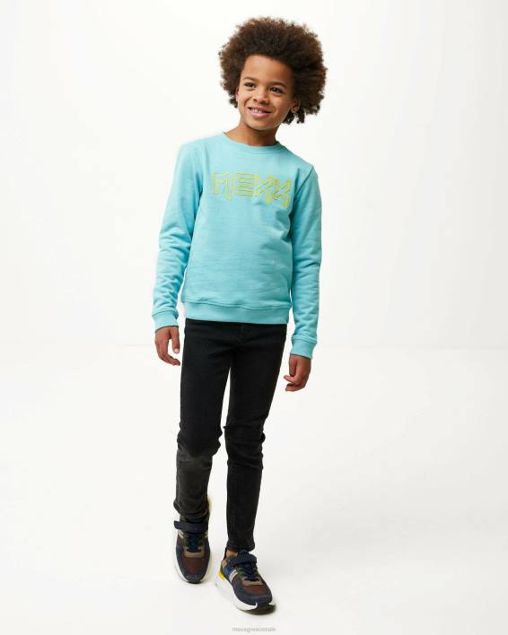 αγόρια Mexx λογότυπο crewneck φορέας ωκεανός μπλε BR0F953