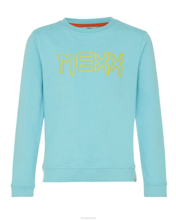 αγόρια Mexx λογότυπο crewneck φορέας ωκεανός μπλε BR0F953