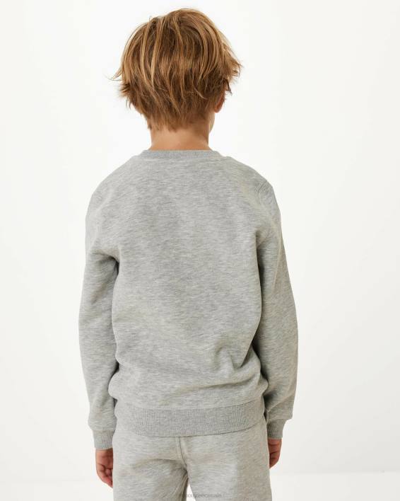 αγόρια Mexx αμφίδρομη ακολουθία crewneck melee γκρί BR0F965