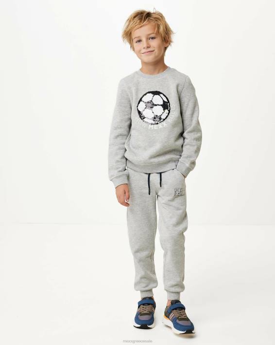 αγόρια Mexx αμφίδρομη ακολουθία crewneck melee γκρί BR0F965