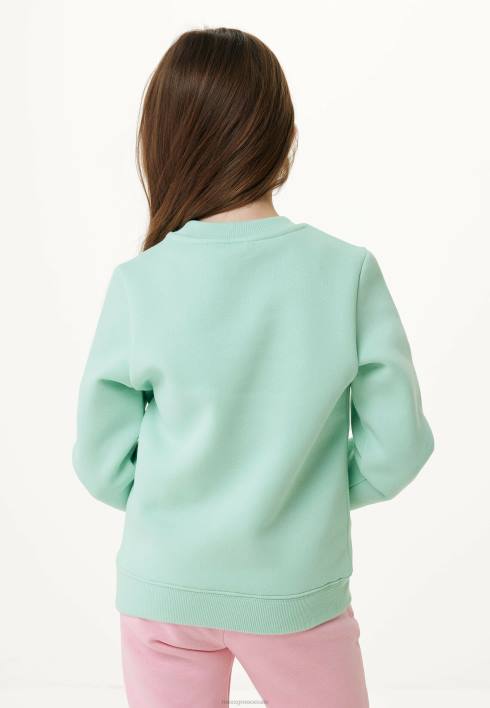 κορίτσια Mexx Φωτιστικό πουλόβερ με λαιμόκοψη πράσινος BR0F773