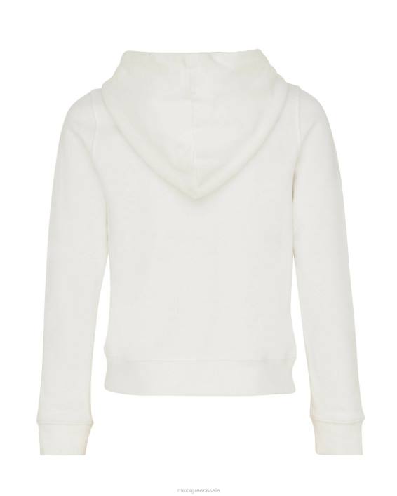 κορίτσια Mexx πουλόβερ με κουκούλα και τσέπη καγκουρό άσπρο BR0F840