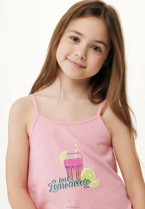 κορίτσια Mexx αμάνικο τοπ σολομό ροζ BR0F759