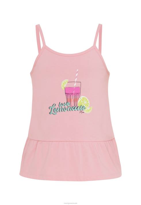 κορίτσια Mexx αμάνικο τοπ σολομό ροζ BR0F759