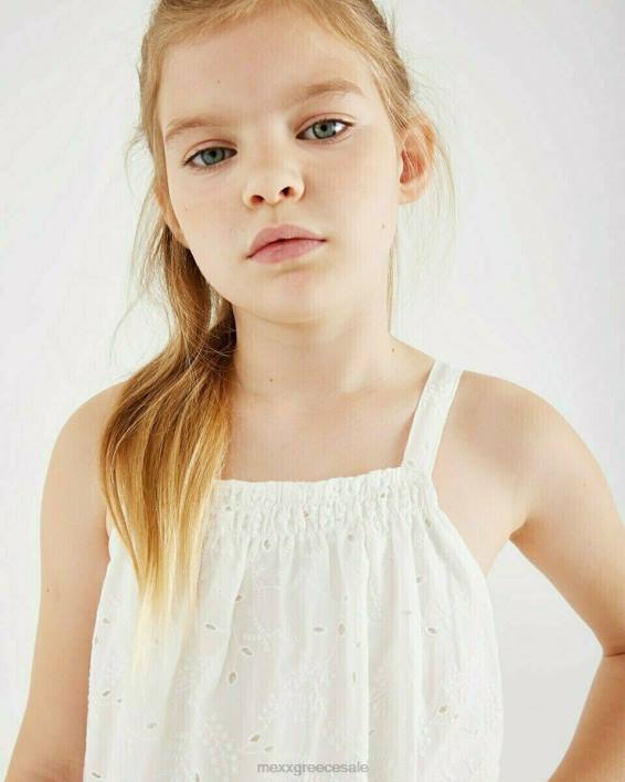 κορίτσια Mexx κέντημα πάνω από λευκό άσπρο BR0F864