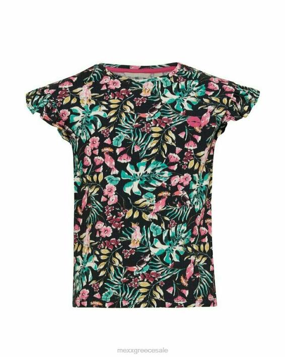 κορίτσια Mexx εμπριμέ βολάν ναυτικό μπλε BR0F869