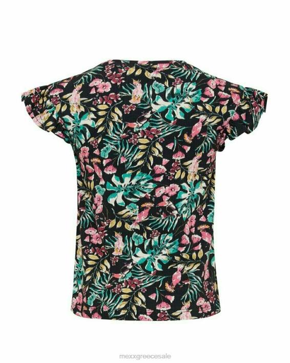 κορίτσια Mexx εμπριμέ βολάν ναυτικό μπλε BR0F869