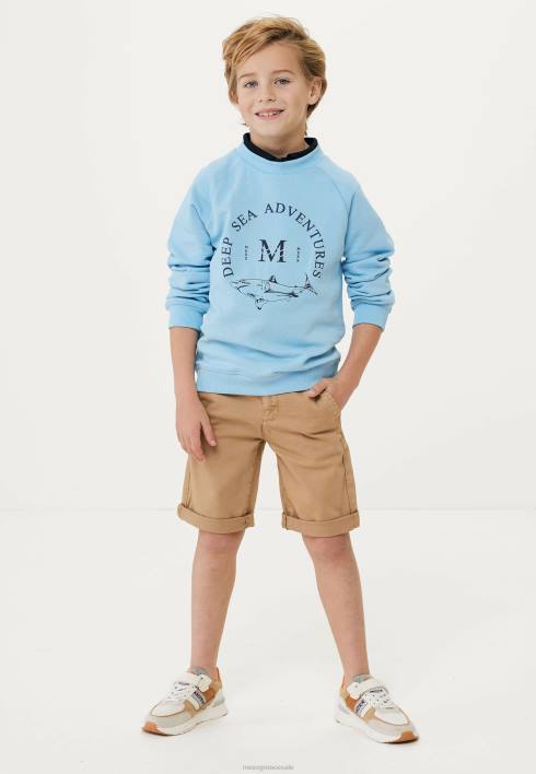 αγόρια Mexx cargo παντελόνι κοντή άμμο μπεζ BR0F906