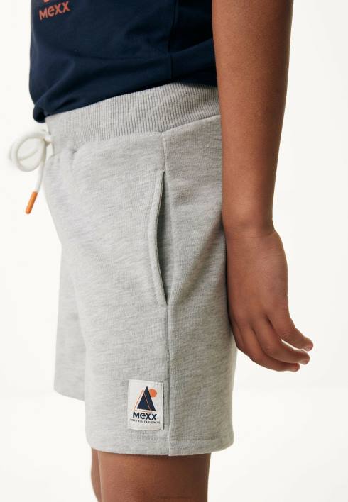 αγόρια Mexx βασικό sweat shorts melee γκρί BR0F905