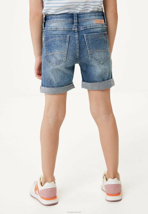 κορίτσια Mexx κοντό στη μέση λεπτό πόδι κοντό τζιν ελαφρύ vintage μπλε BR0F758