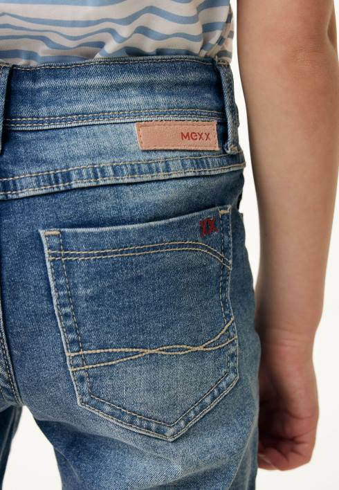 κορίτσια Mexx κοντό στη μέση λεπτό πόδι κοντό τζιν ελαφρύ vintage μπλε BR0F758