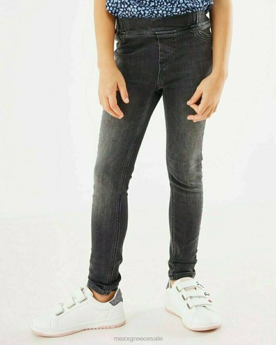κορίτσια Mexx nikkie skinny leg τζιν jegging smoke schwarz BR0F850