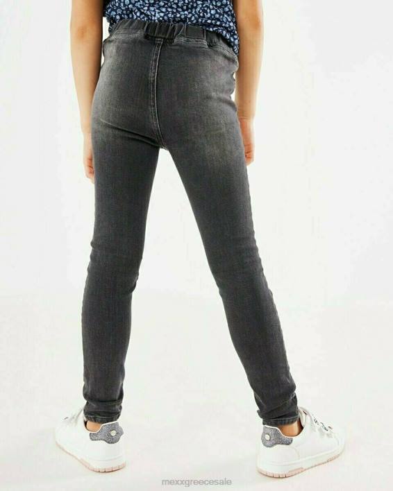κορίτσια Mexx nikkie skinny leg τζιν jegging smoke schwarz BR0F850