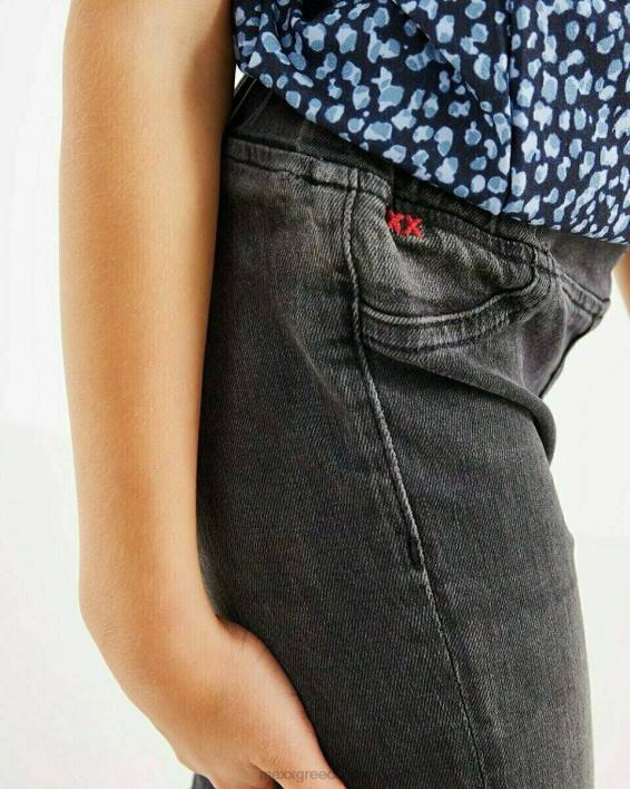 κορίτσια Mexx nikkie skinny leg τζιν jegging smoke schwarz BR0F850
