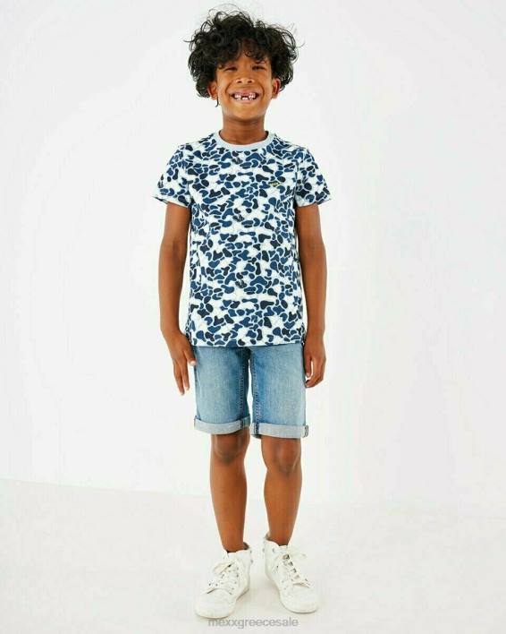 αγόρια Mexx τζιν κοντό σε ευθεία εφαρμογή vintage χρησιμοποιημένο μπλε BR0F982