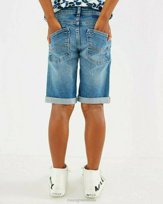 αγόρια Mexx τζιν κοντό σε ευθεία εφαρμογή vintage χρησιμοποιημένο μπλε BR0F982