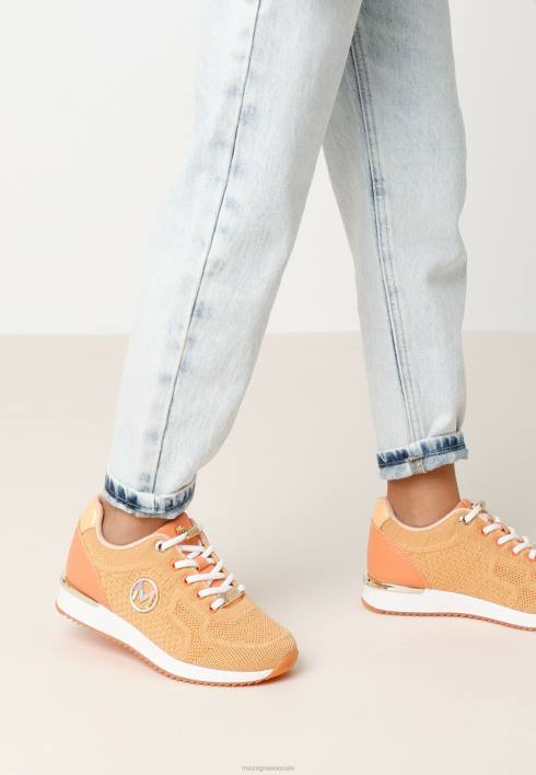 κορίτσια Mexx sneaker gitte glitter μίνι ροδάκινο πορτοκάλι BR0F989