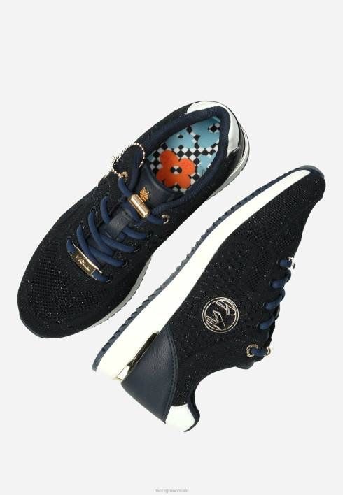 κορίτσια Mexx sneaker gitte glitter mini navy μπλε BR0F991